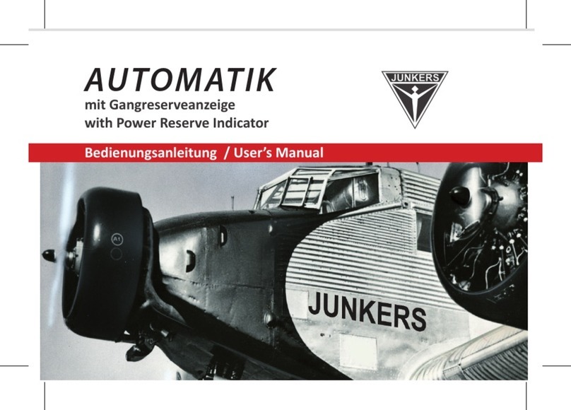 Junkers Citizen/Miyota 9100 user manual