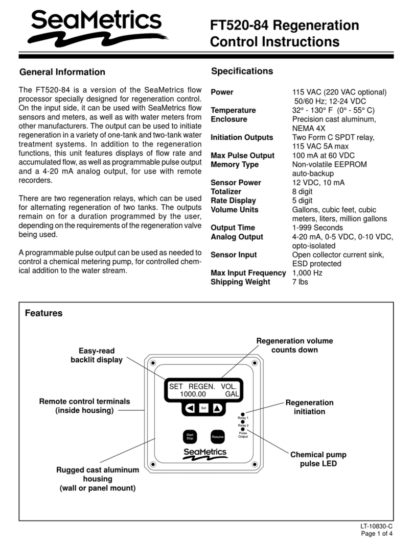 Seametrics FT520-84 instruction manual