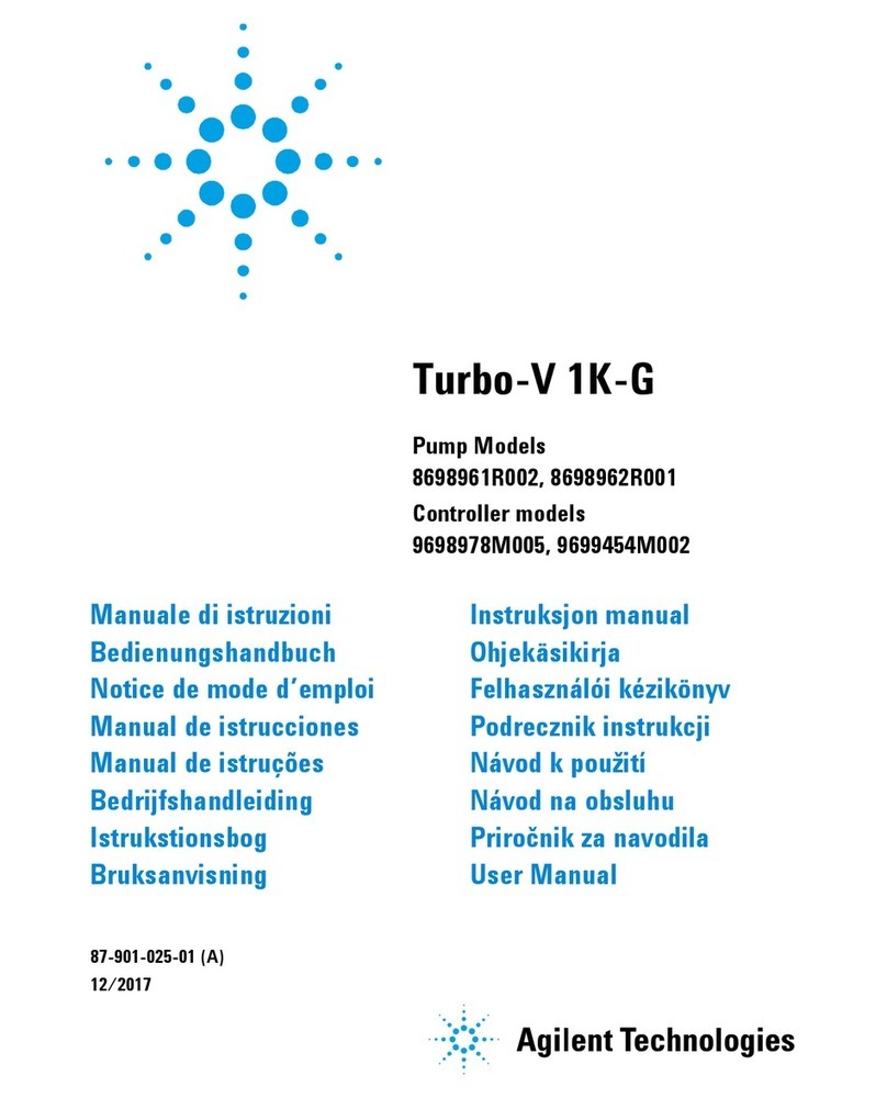 Agilent Technologies Turbo-V 1K-G Series User manual
