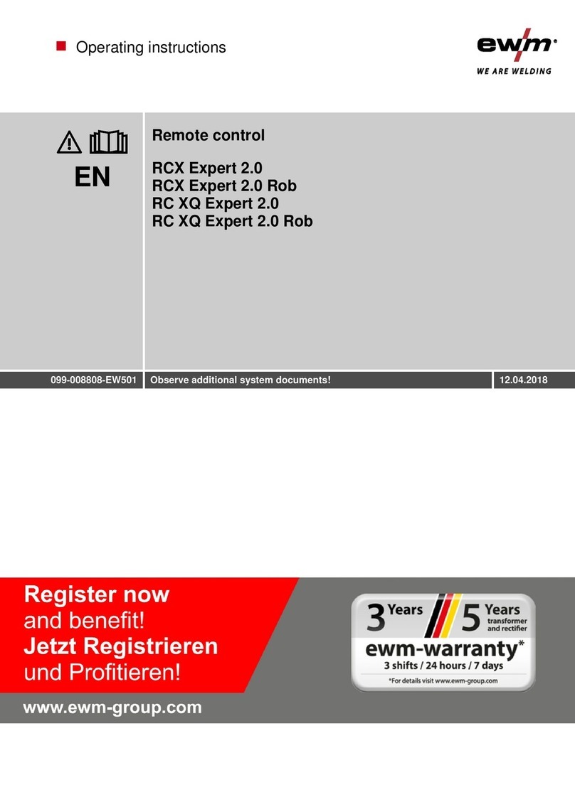 EWM RCX Expert 2.0 User manual