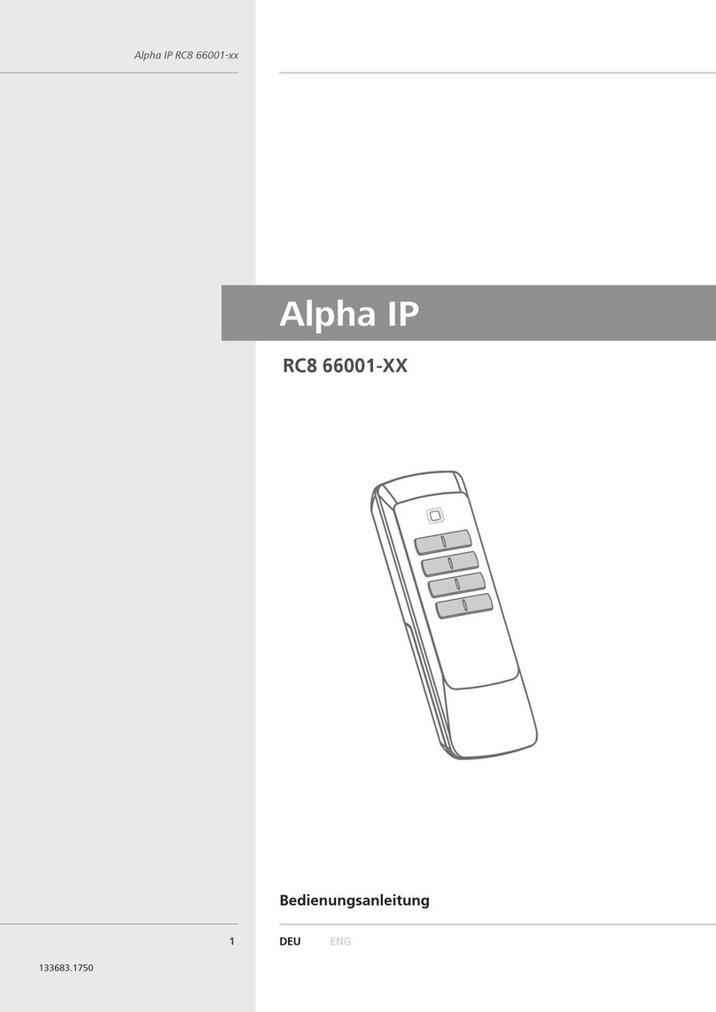 Alpha IP RC8 66001 Series instruction manual