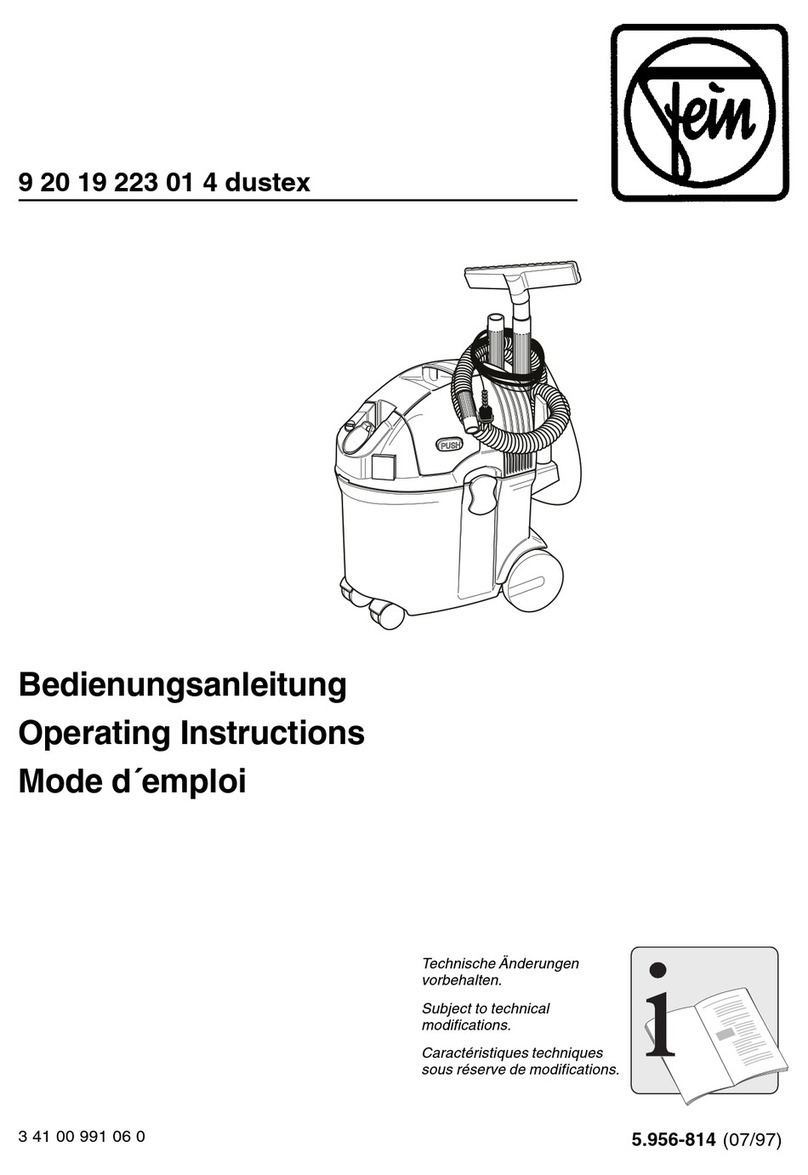 Fein 9 20 19 223 01 4 dustex User manual Fein 9 20 19 223 01 4 dustex User manual