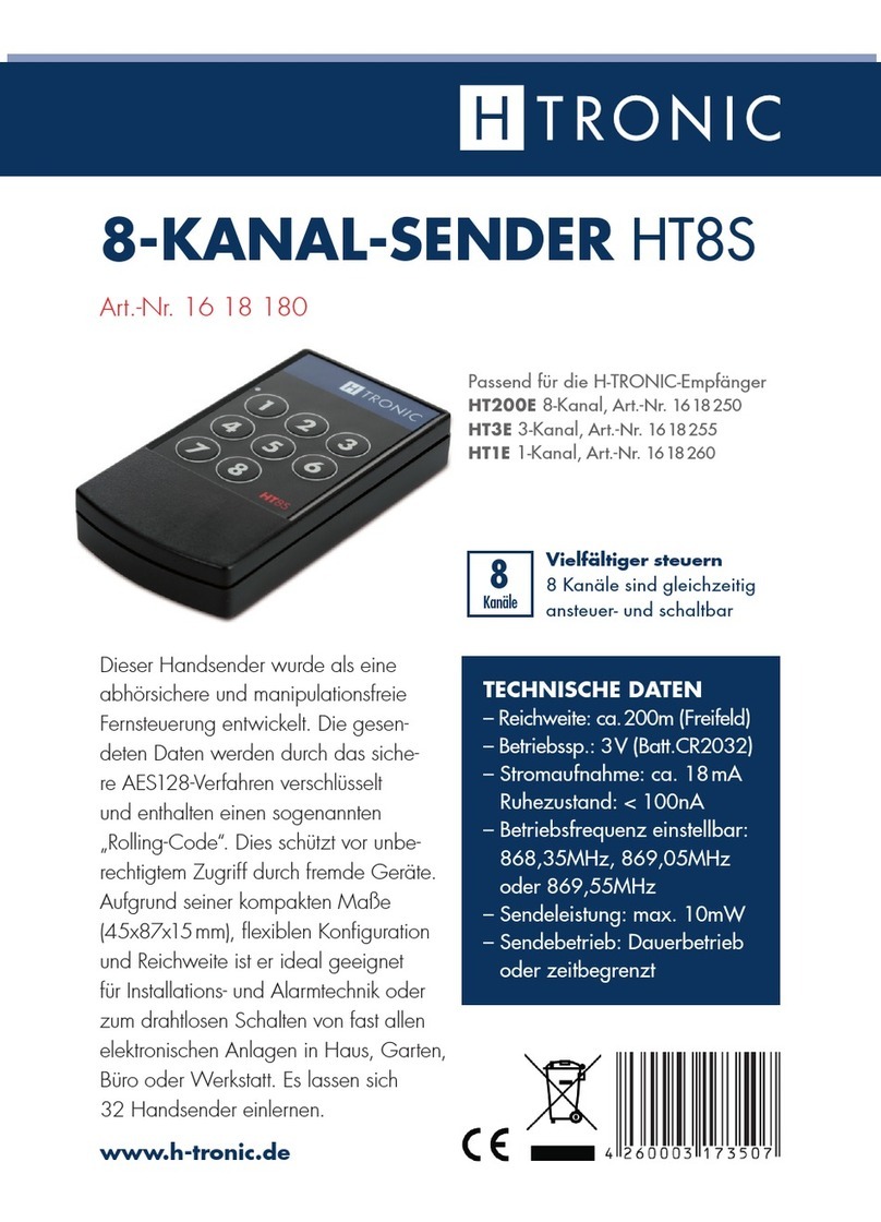 HTRONIC HT8S manual