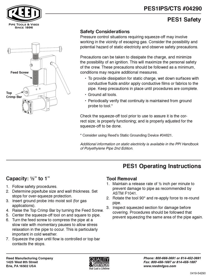REED PES1 04290 quick start guide
