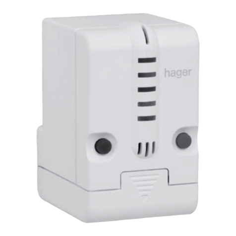 hager TX502 User manual