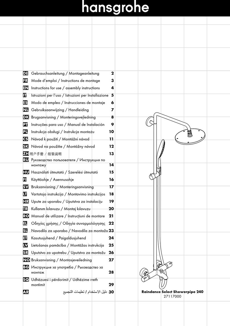 Hans Grohe Raindance Select Showerpipe 240 Manual Hans Grohe Raindance Select Showerpipe 240 Manual
