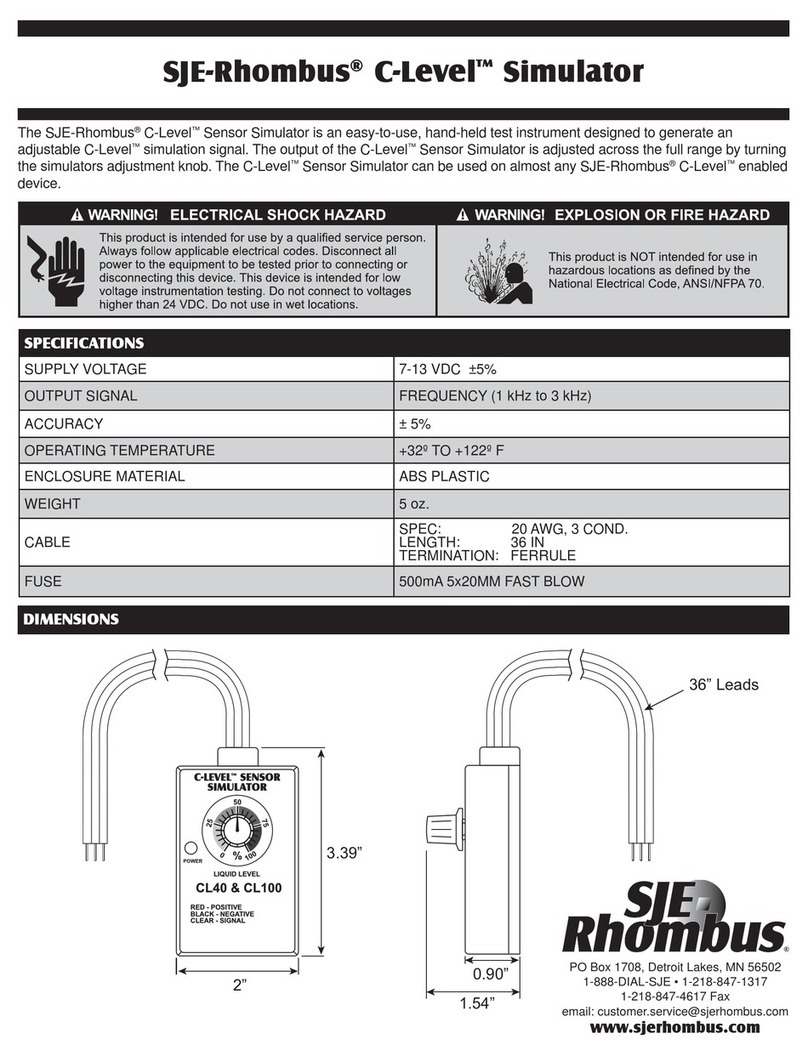 SJE Rhombus C-Level manual