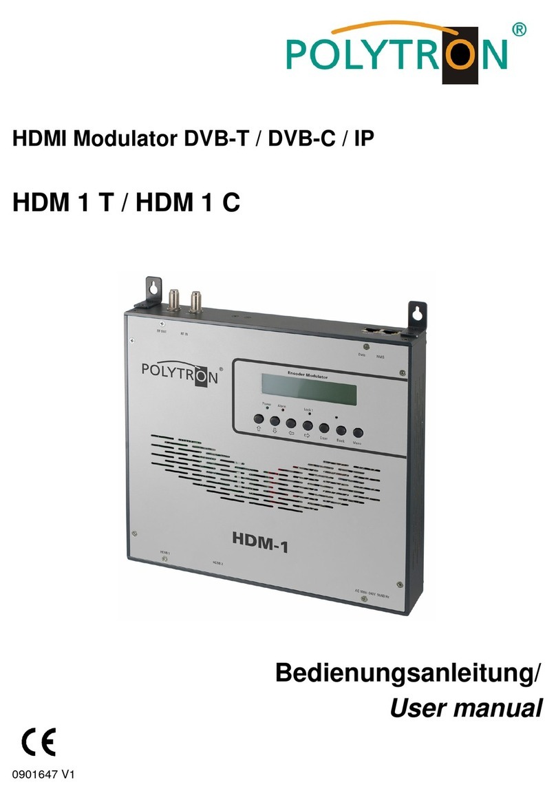 Polytron HDM 1 T User manual