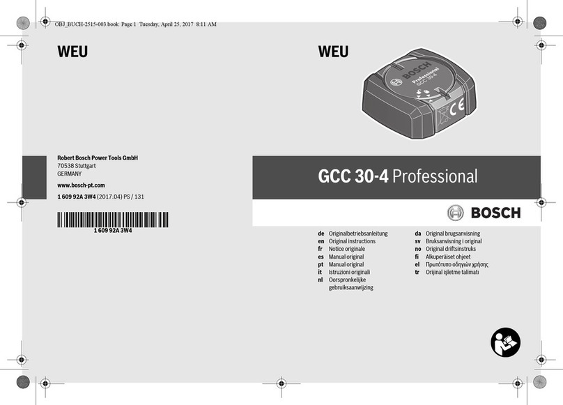 Bosch GCC 30-4 Professional Original instructions Bosch GCC 30-4 Professional Original instructions
