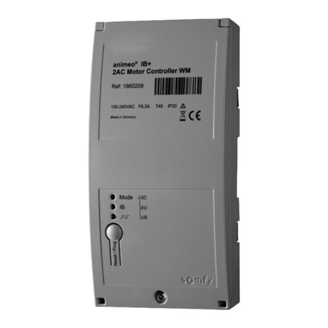 SOMFY animeo IB+ 2 AC User manual