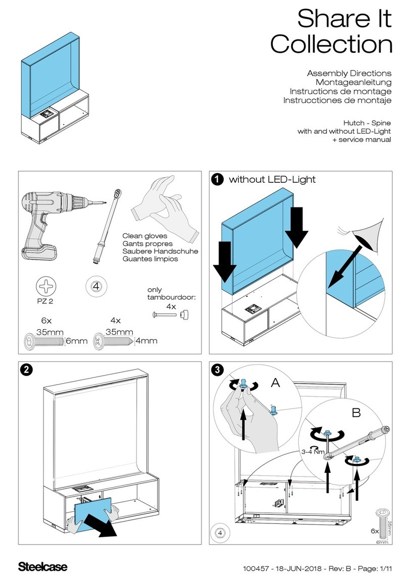 Steelcase Share It Series Assembly Directions Steelcase Share It Series Assembly Directions