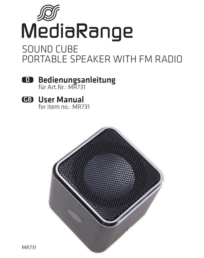 MediaRange SOUND CUBE MR731 user manual