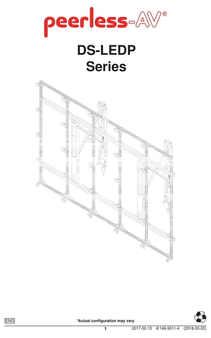 peerless-AV DS-LEDP Series manual