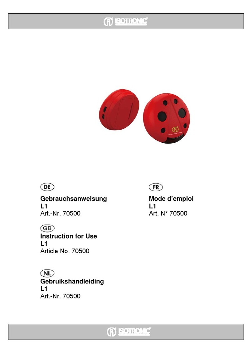Isotronic L1 Instructions for use