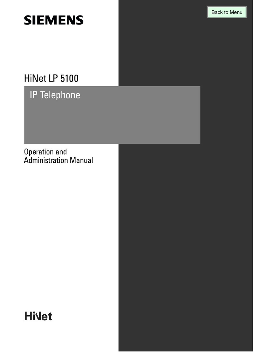Siemens HiNet LP5100 Instruction Manual