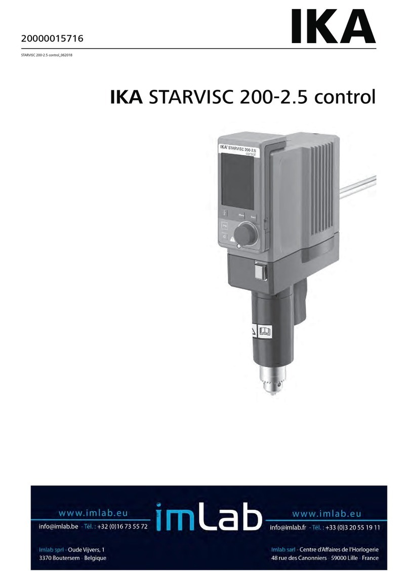 IKA STARVISC 200-2.5 control manual