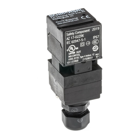 schmersal AZ 17 I User manual