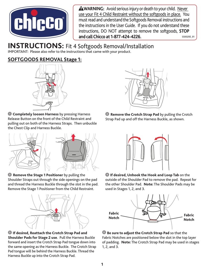 Chicco Fit 4 User manual