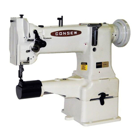 Consew 223R-2 PARTS LIST & OPERATING INSTRUCTIONS