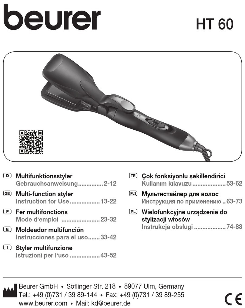 Beurer HT 60 Instructions for use