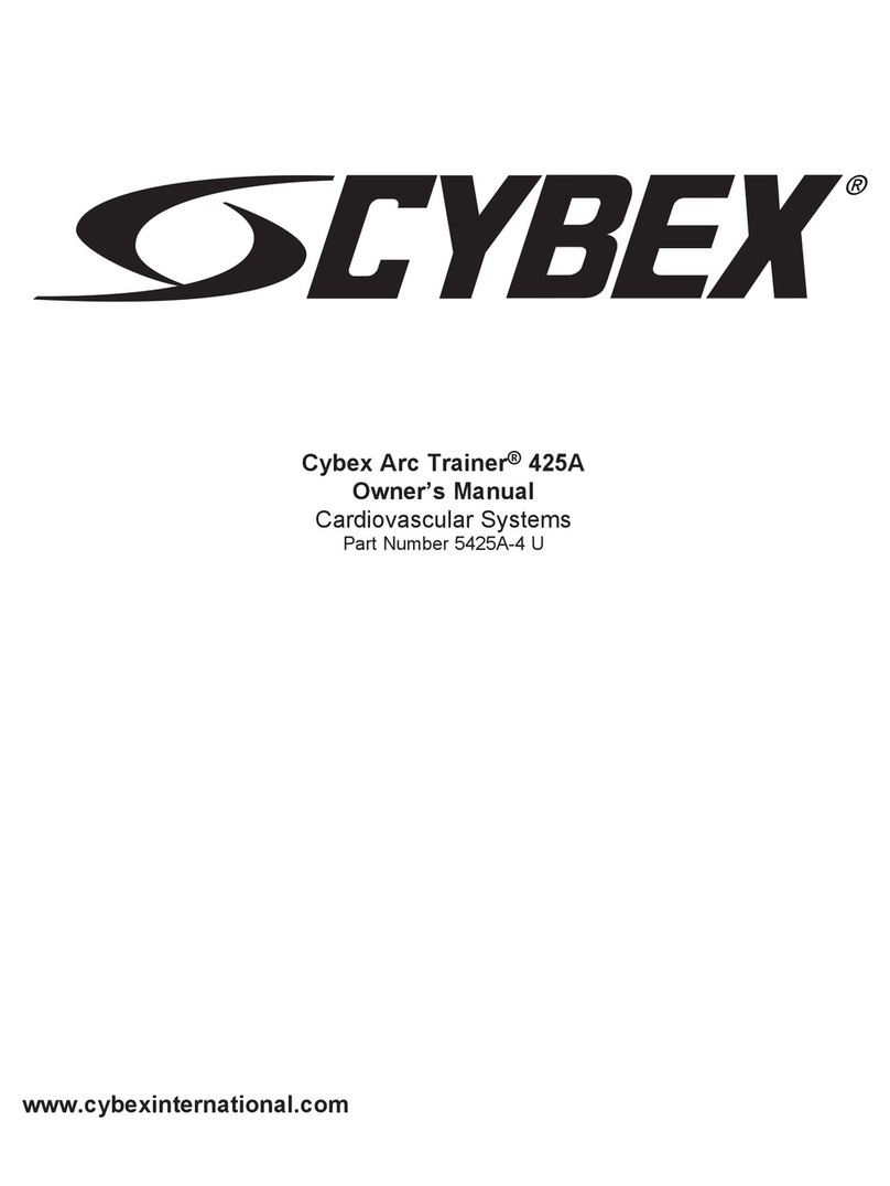 CYBEX Arc Trainer 425A User manual