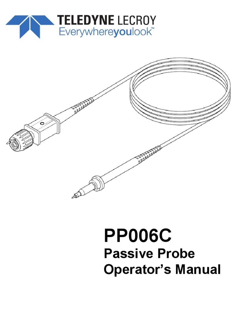 Teledyne Lecroy PP006C Operator's manual