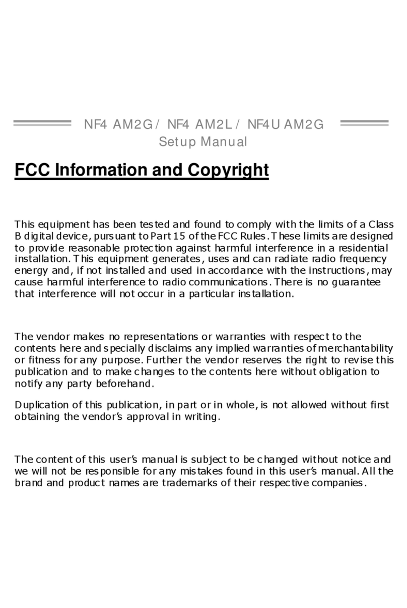 Biostar NF4 AM2G Setup manual