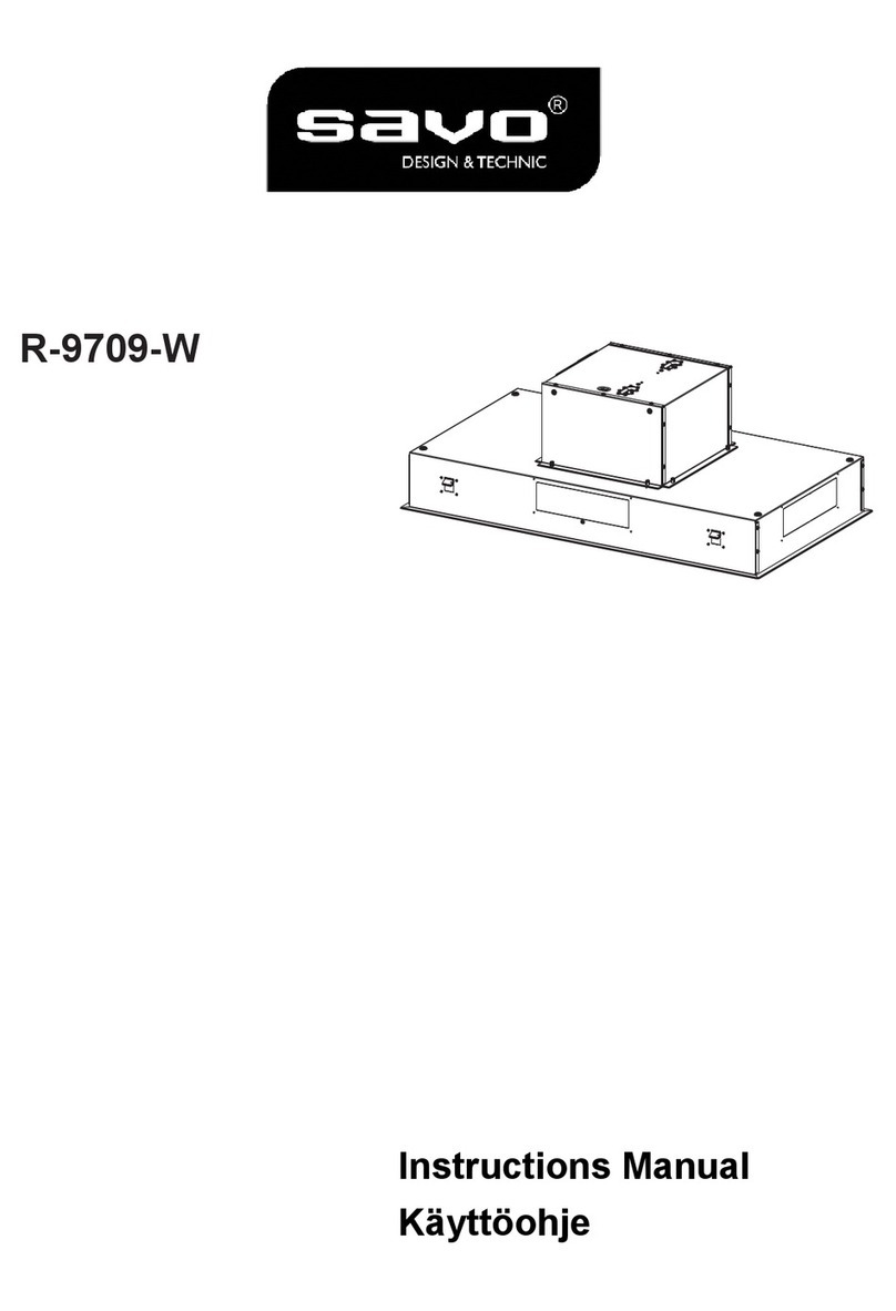 Savo R-9709-W User manual