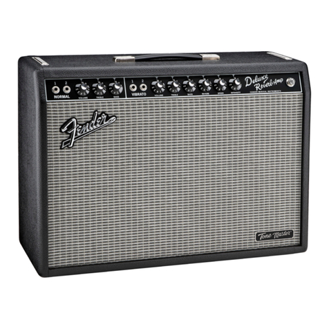 Fender TONE MASTER DELUXE REVERB-AMP Series owner's manual