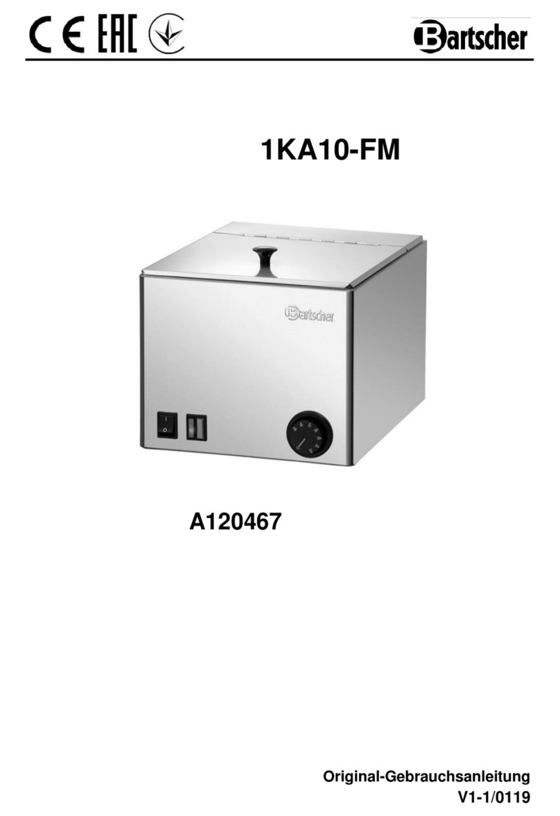 Bartscher 1KA10-FM User manual