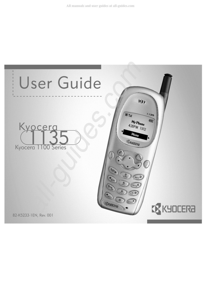 Kyocera 1100 Series User manual