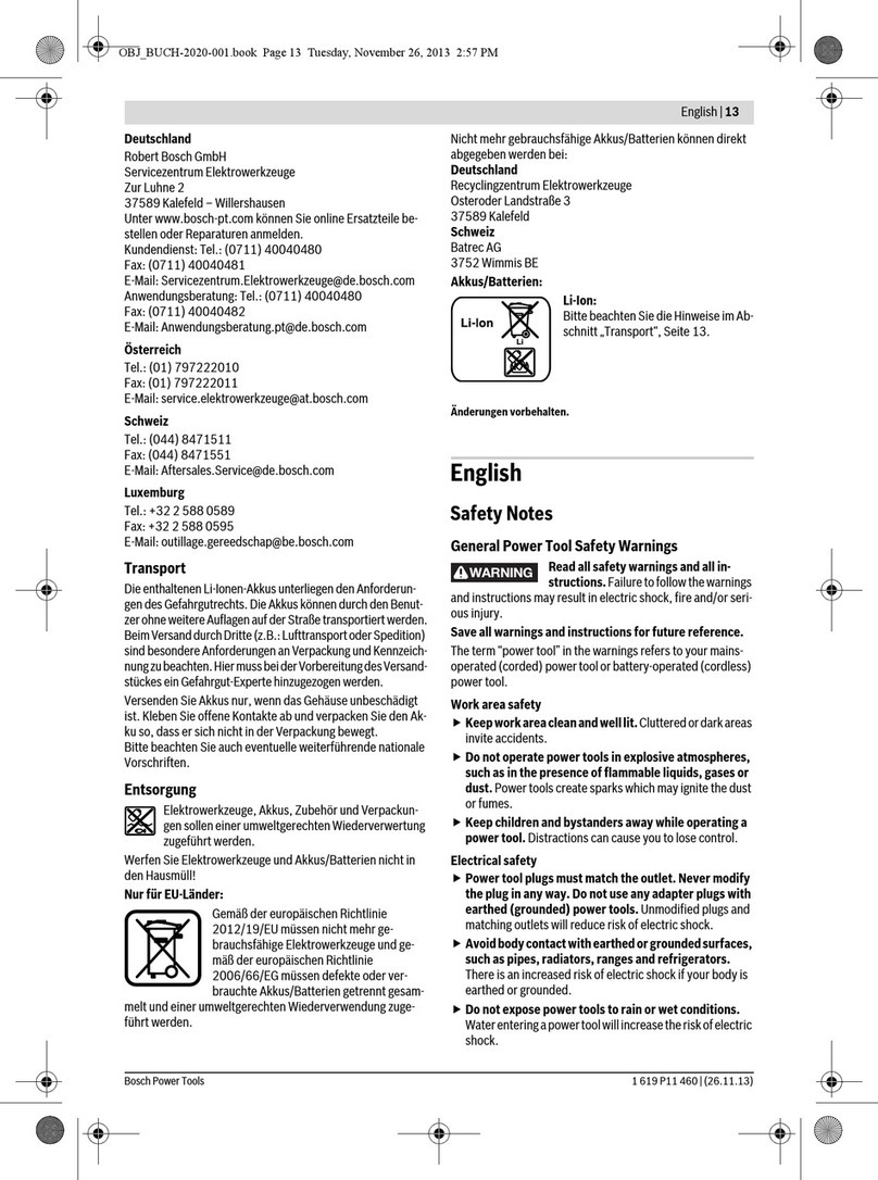 Bosch GRO 10,8 V-LI User manual