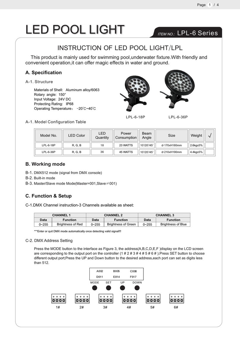 Wiedamark LPL-6 Series instructions