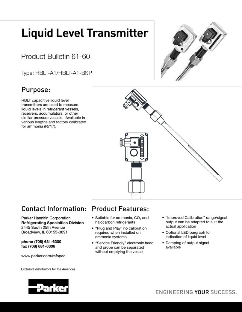 Parker HBLT-A1 Product bulletin Parker HBLT-A1 Product bulletin
