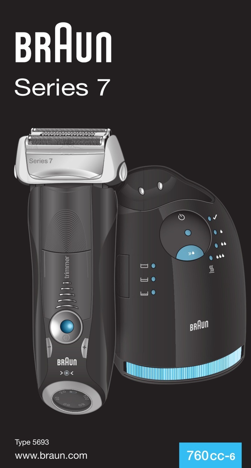 Braun 7 series User manual