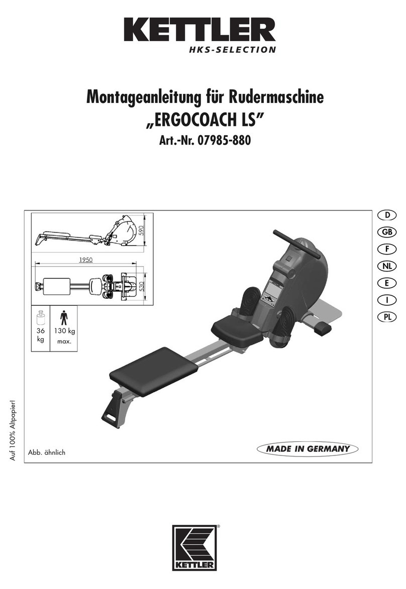 Kettler Ergocoach LS Assembly instructions