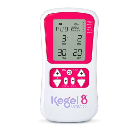 Kegel8 Ultra 20 Operator's manual