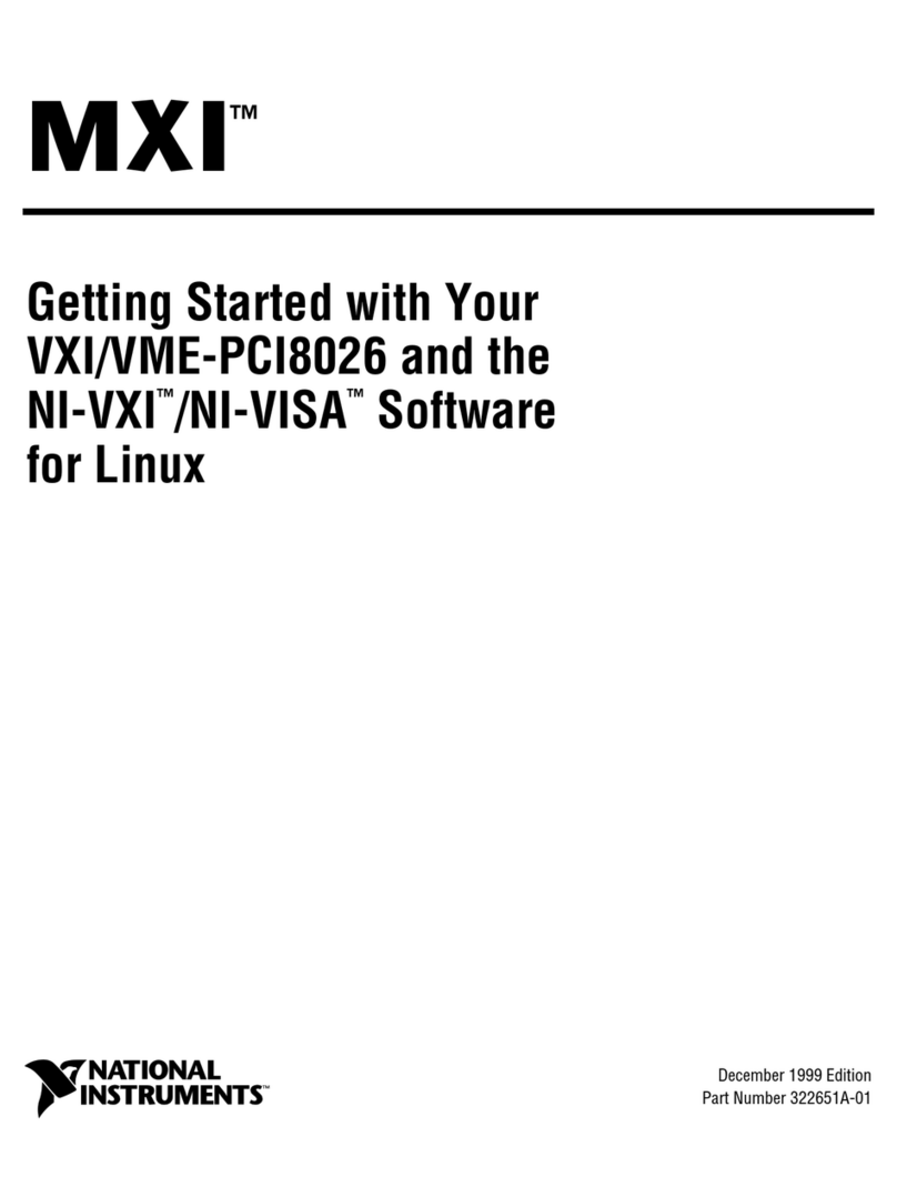 National Instruments MXI VXI-PCI8026 User manual