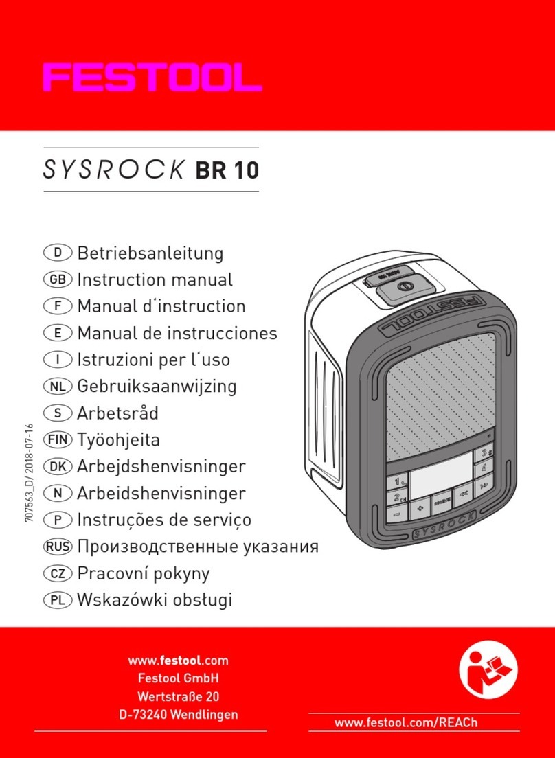 Festool SYSROCK BR 10 instruction manual