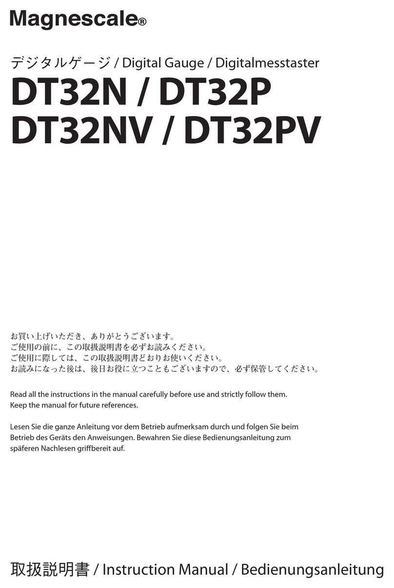 Magnescale DT32N instruction manual