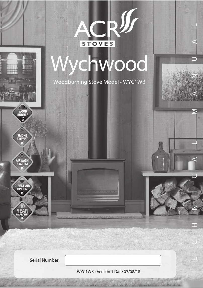 ACR STOVES Wychwood WYC1WB Technical manual