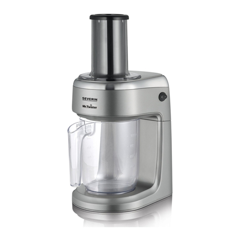 SEVERIN Mr.Twister KM 3923 User manual