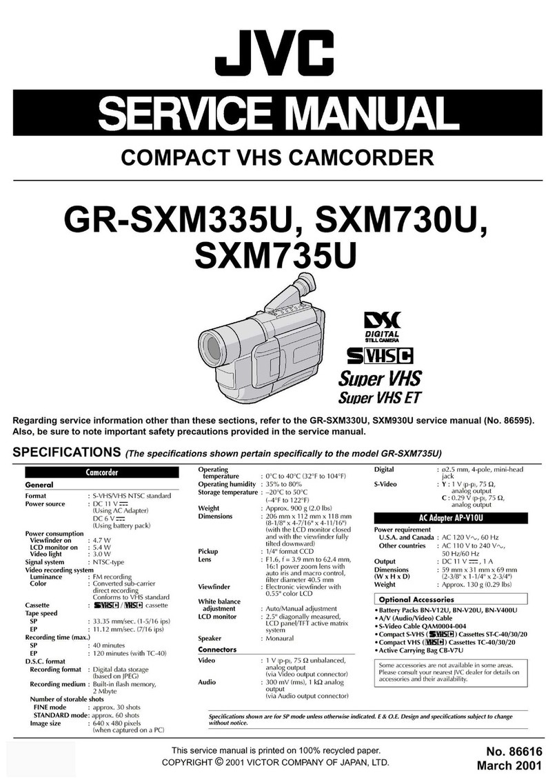 JVC GR-SXM335U User manual