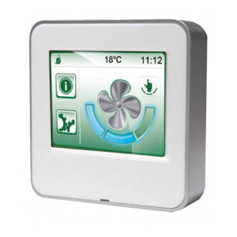 flakt woods CURO Touch Technical instructions