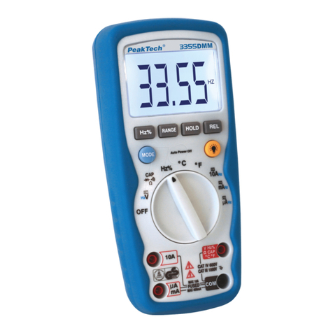 PeakTech 3355 User manual
