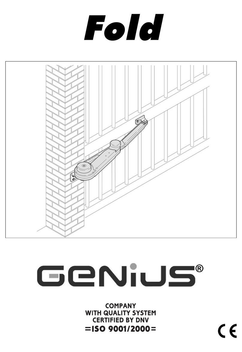 Genius Fold User manual
