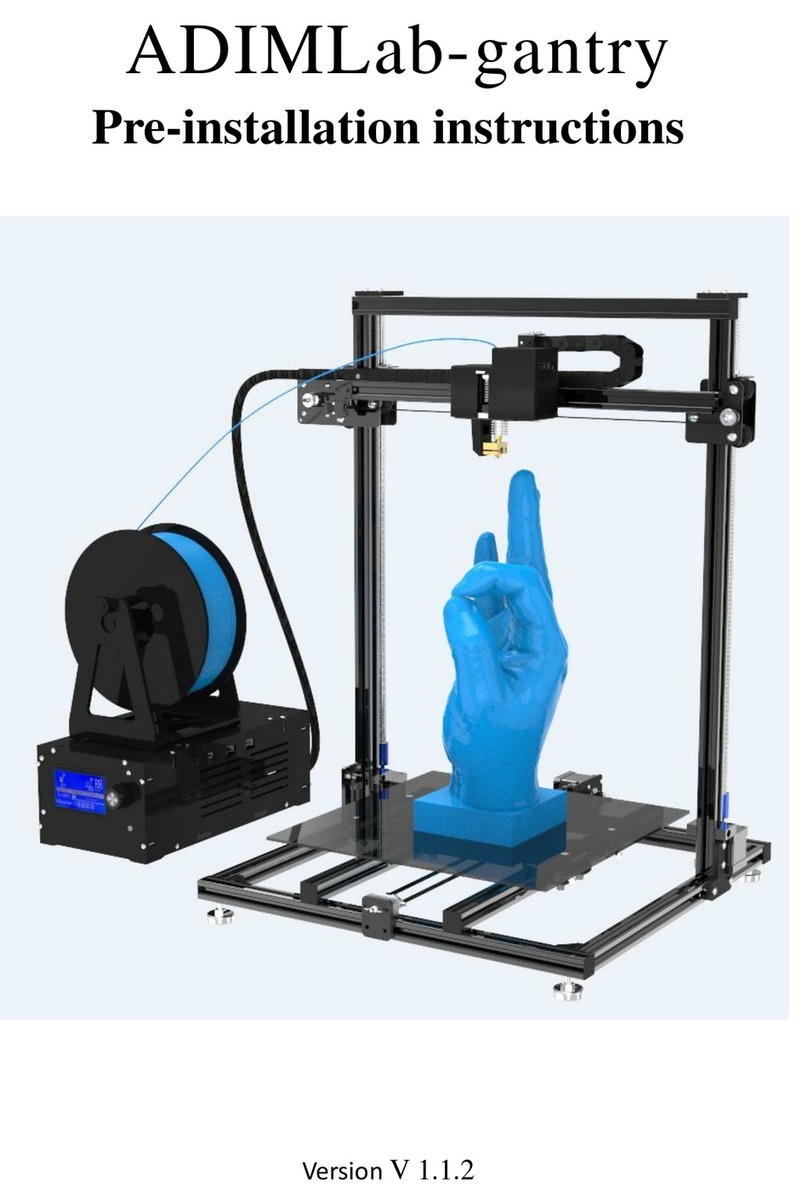 ADIMLab Gantry Pre-installation instructions
