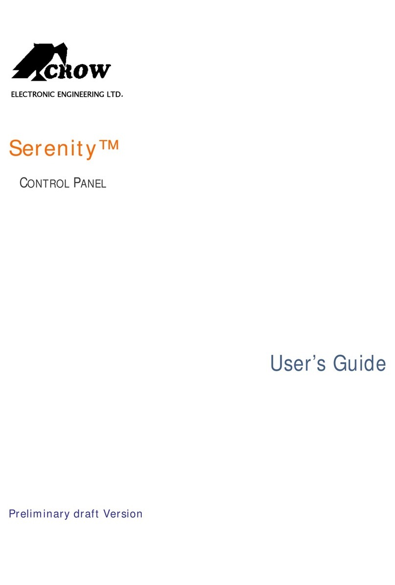 Crow Serenity Series User manual