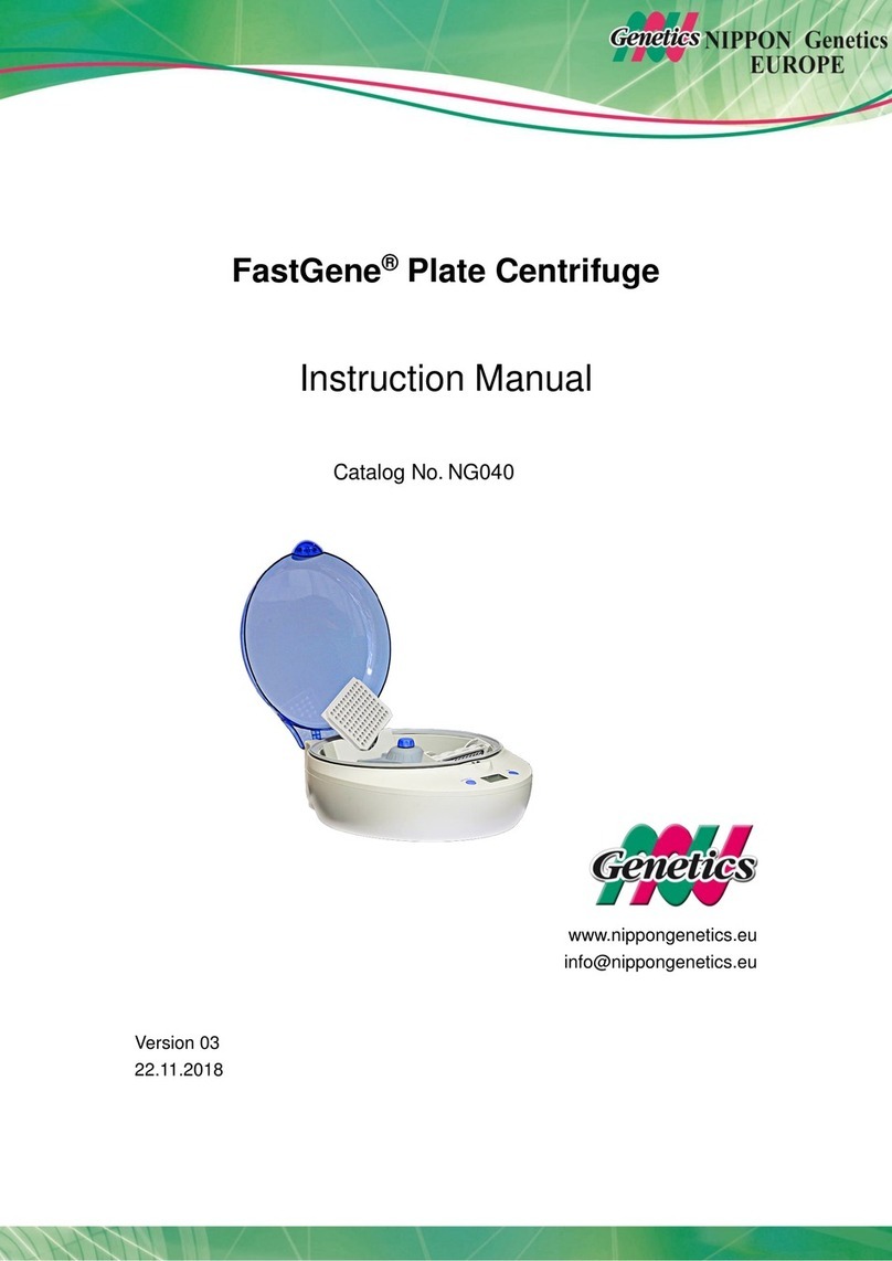 Nippon Genetics FastGene NG040 User manual Nippon Genetics FastGene NG040 User manual