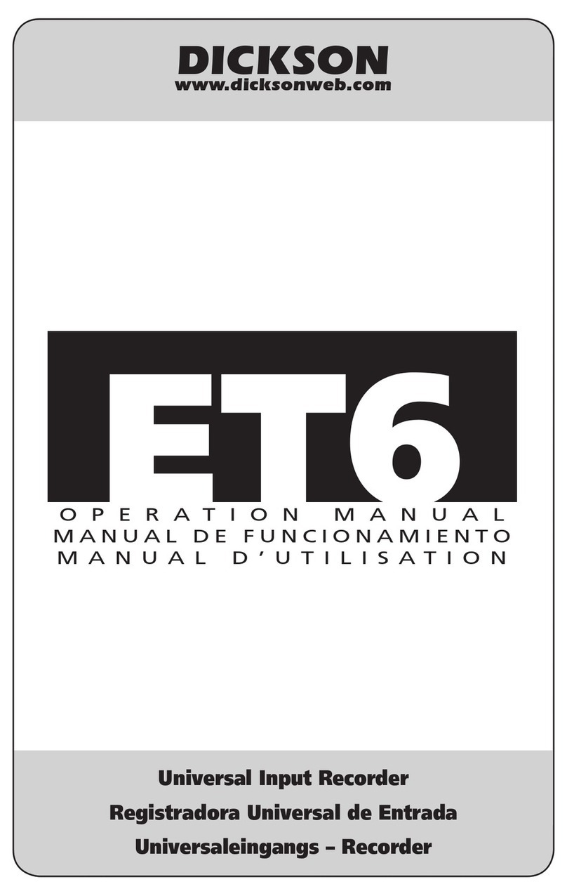 Dickson ET6 User manual